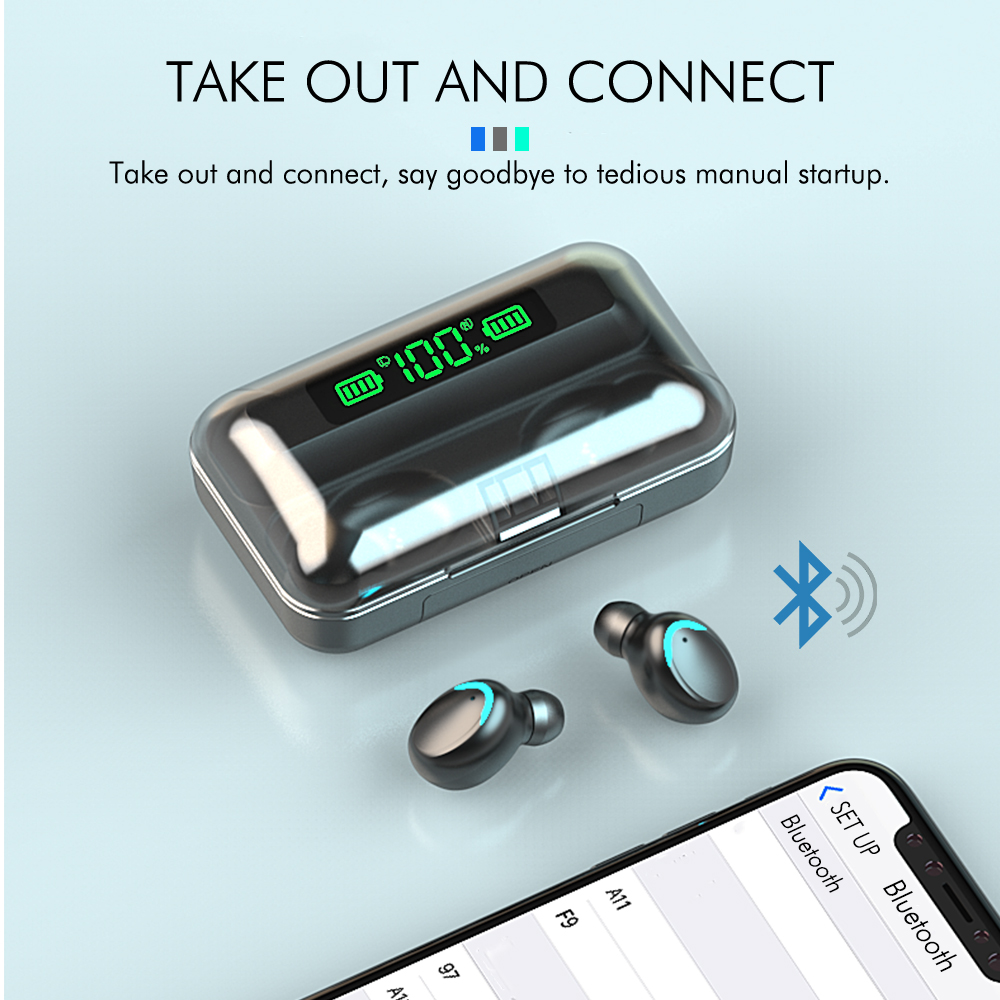 image of a wireless bluetooth earbud